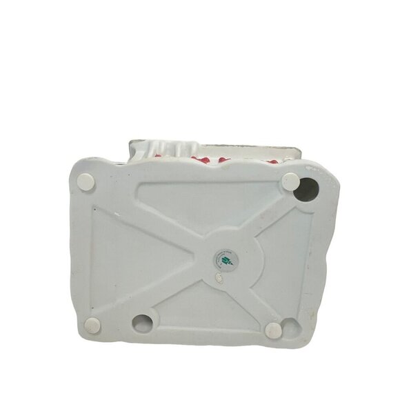 Partylite Hand-Painted Ceramic Christmas Church With Clock & Wreath - Picture 6 of 6